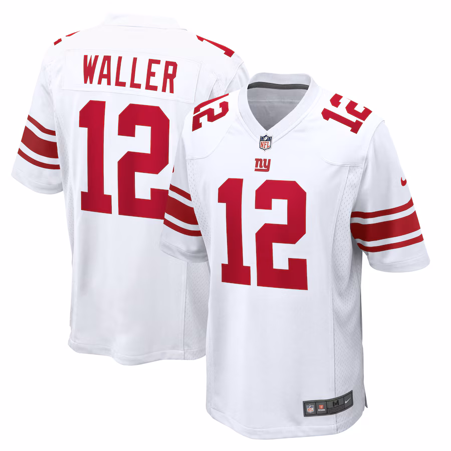 Men's New York Giants Darren Waller Nike White Away Game Jersey - ujerseystore