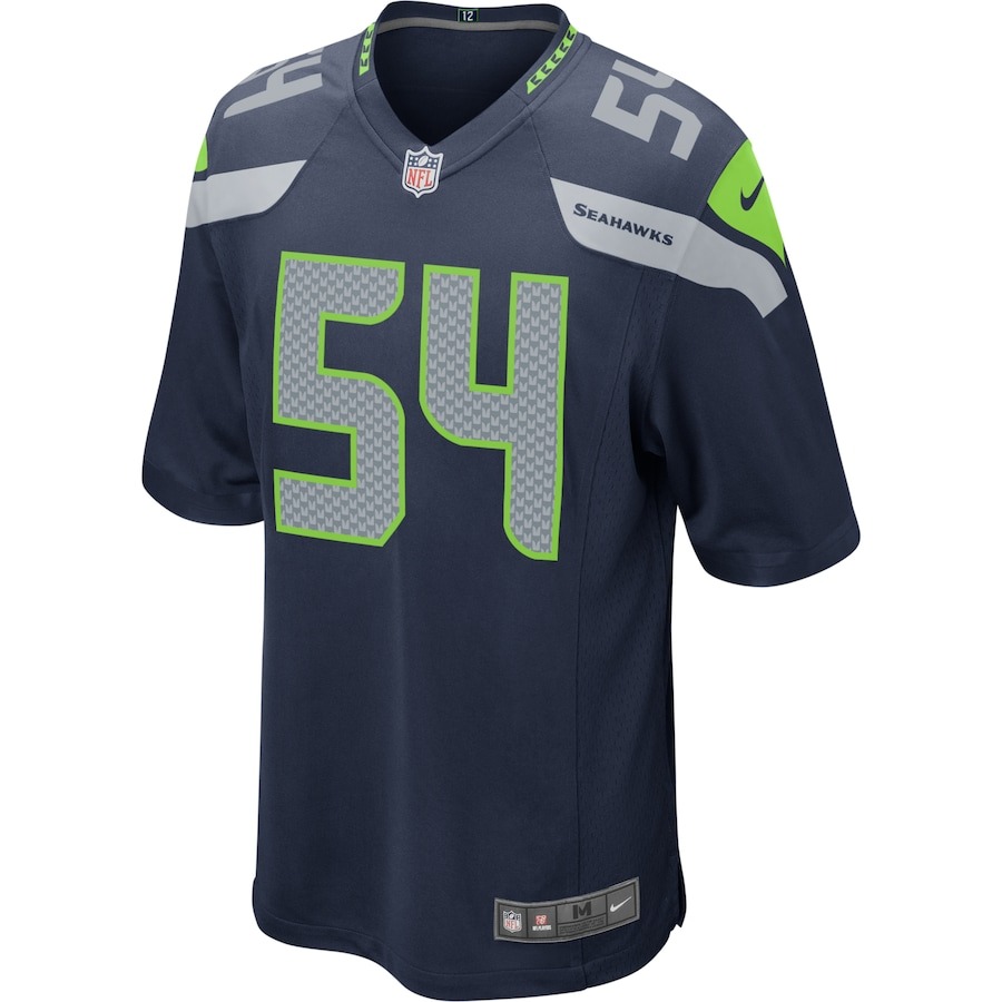 Men's Seattle Seahawks Bobby Wagner Nike College Navy Game Jersey - ujerseystore