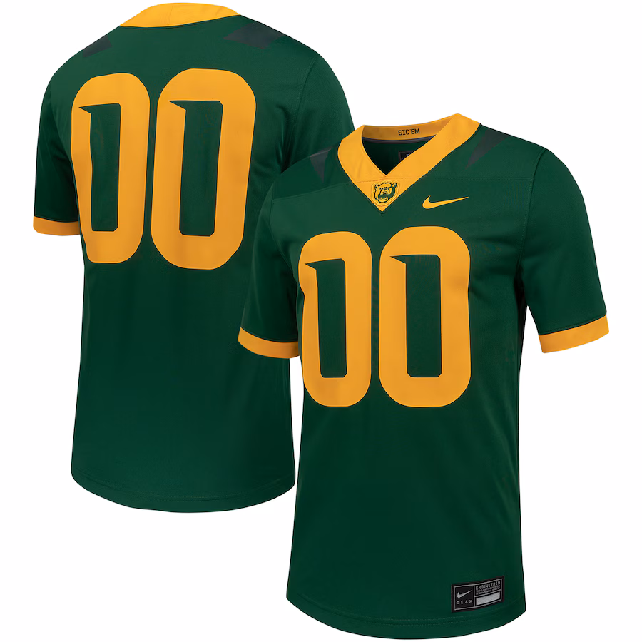Men's Nike #00 Green Baylor Bears Untouchable Football Replica Jersey - ujerseystore