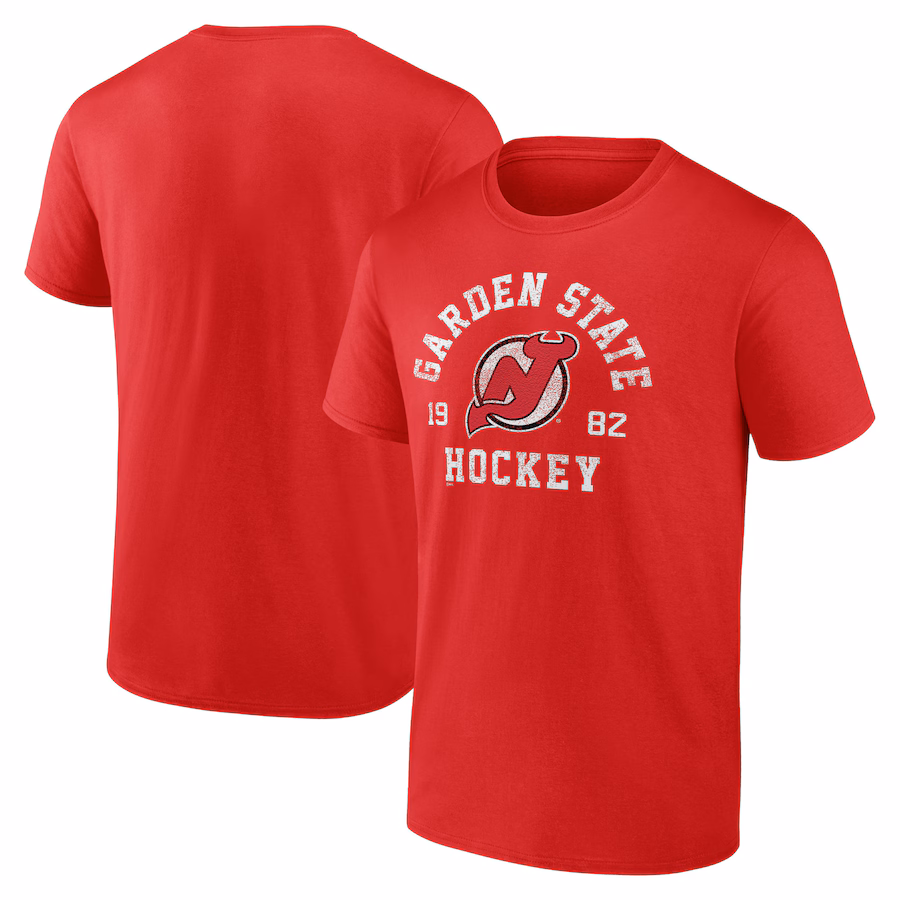 Men's New Jersey Devils Red District T-Shirt - ujerseystore