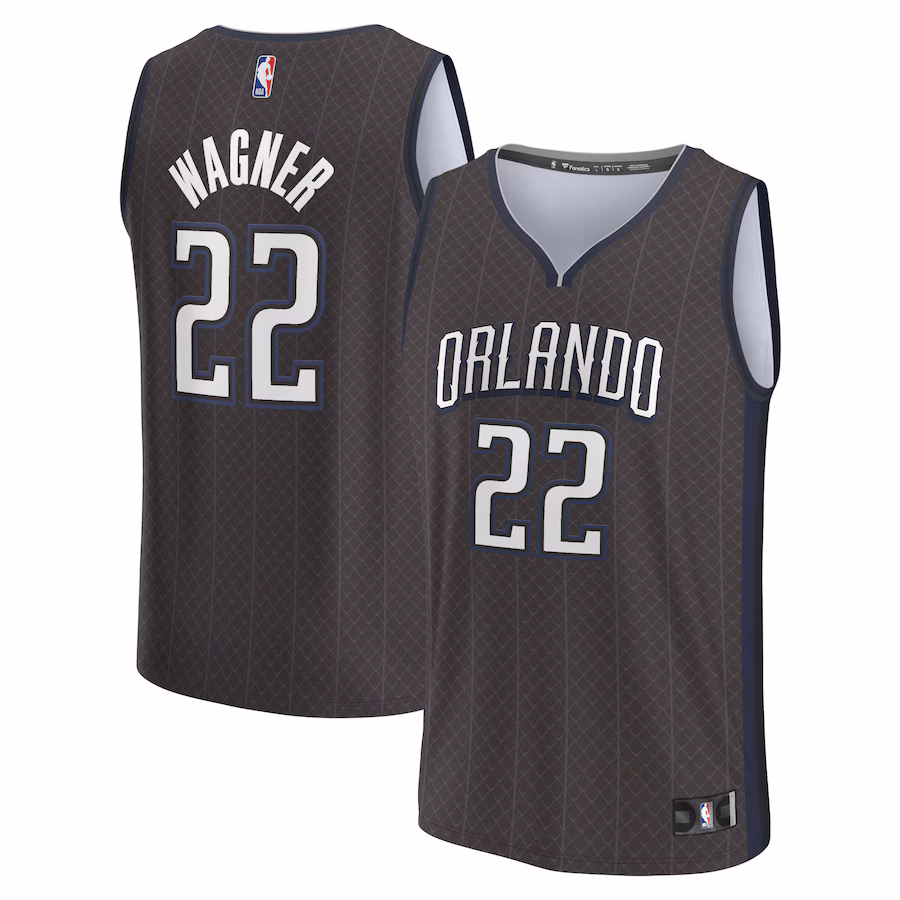 Men's Orlando Magic Franz Wagner Fanatics Black Fastbreak Jersey - City Edition - ujerseystore