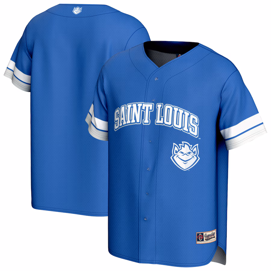 Youth GameDay Greats Blue Saint Louis Billikens Spirit Baseball Jersey - ujerseystore
