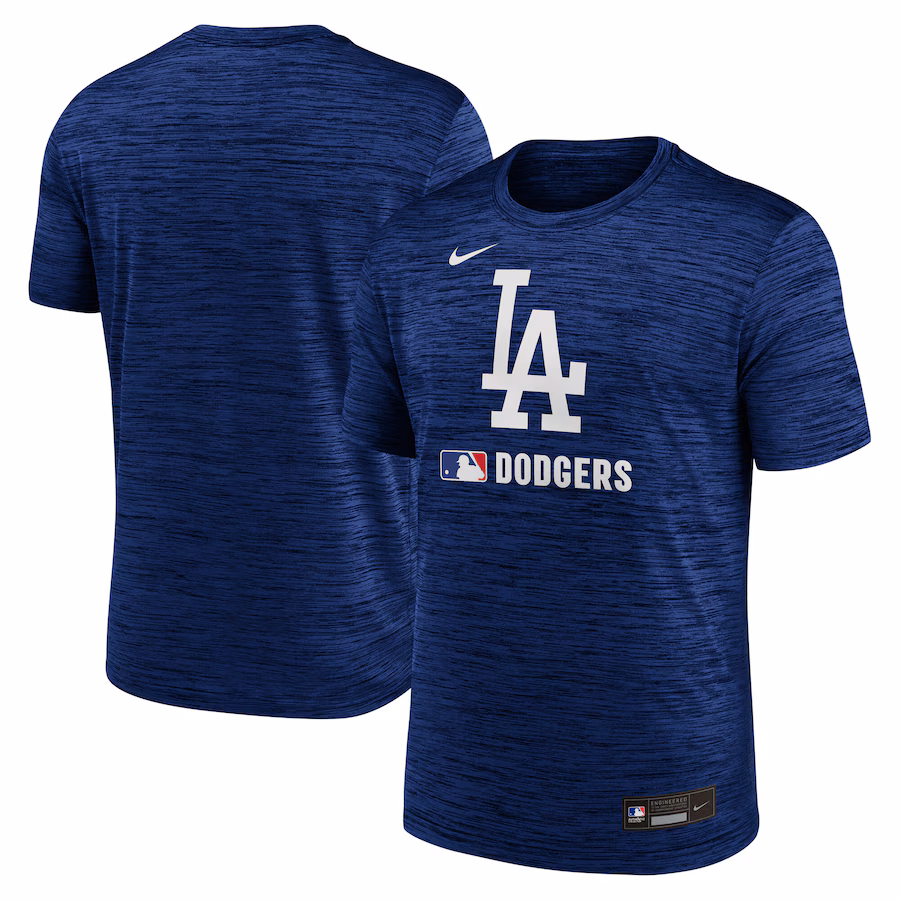 Men's Los Angeles Dodgers Nike Royal Authentic Collection Velocity Performance Practice T-Shirt - ujerseystore
