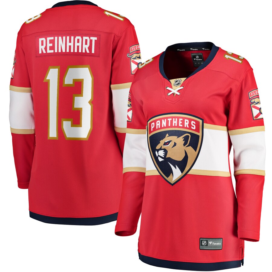 Women's Florida Panthers Sam Reinhart Fanatics Branded Red Breakaway Player Jersey - ujerseystore