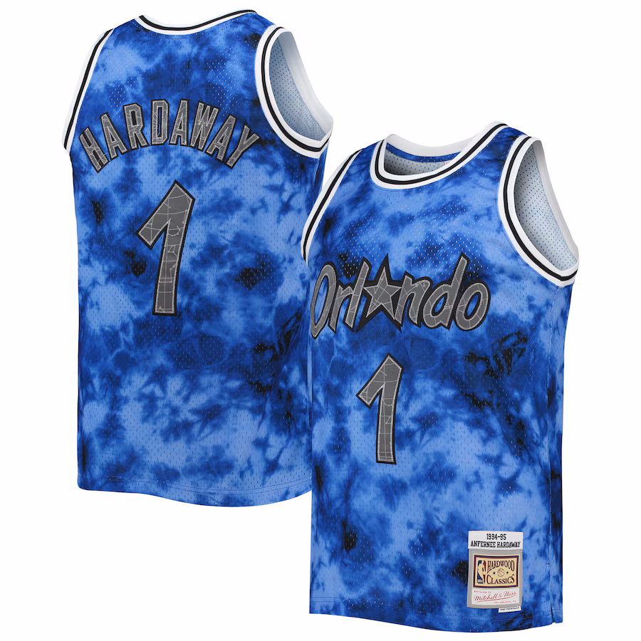 Men's Orlando Magic Penny Hardaway Mitchell & Ness Blue 1994/95 Galaxy Swingman Jersey - ujerseystore