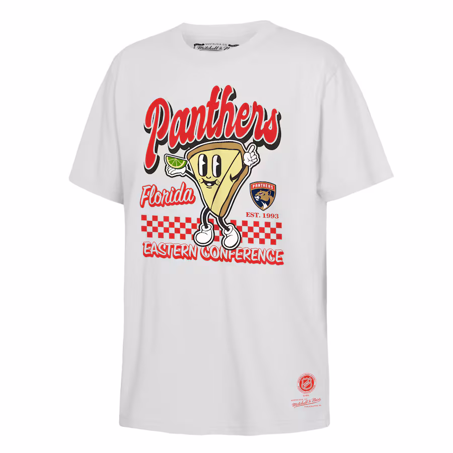 Youth Florida Panthers Mitchell & Ness White Concession Stand T-Shirt - ujerseystore
