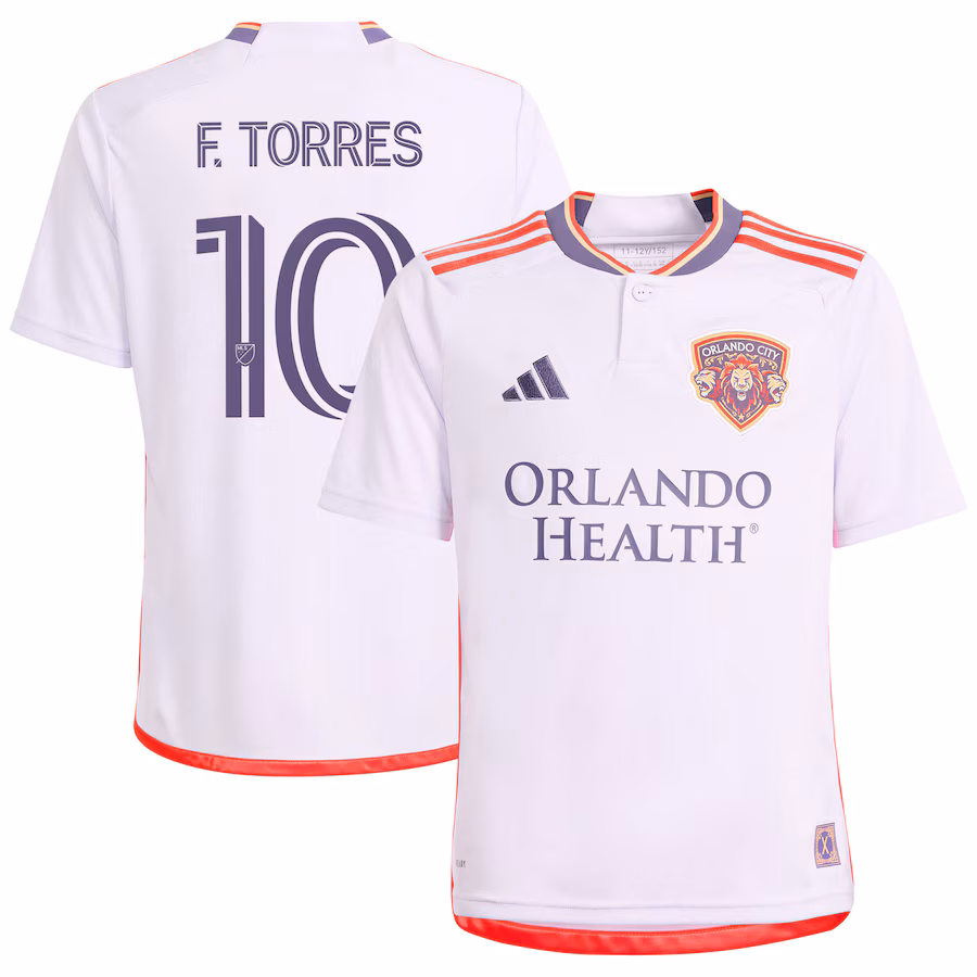 Youth Orlando City SC Facundo Torres adidas Purple 2024 Legacy Kit Replica Player Jersey - ujerseystore