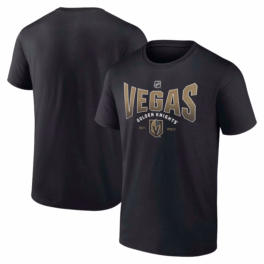 Men's Vegas Golden Knights Fanatics Black Statement T-Shirt - ujerseystore