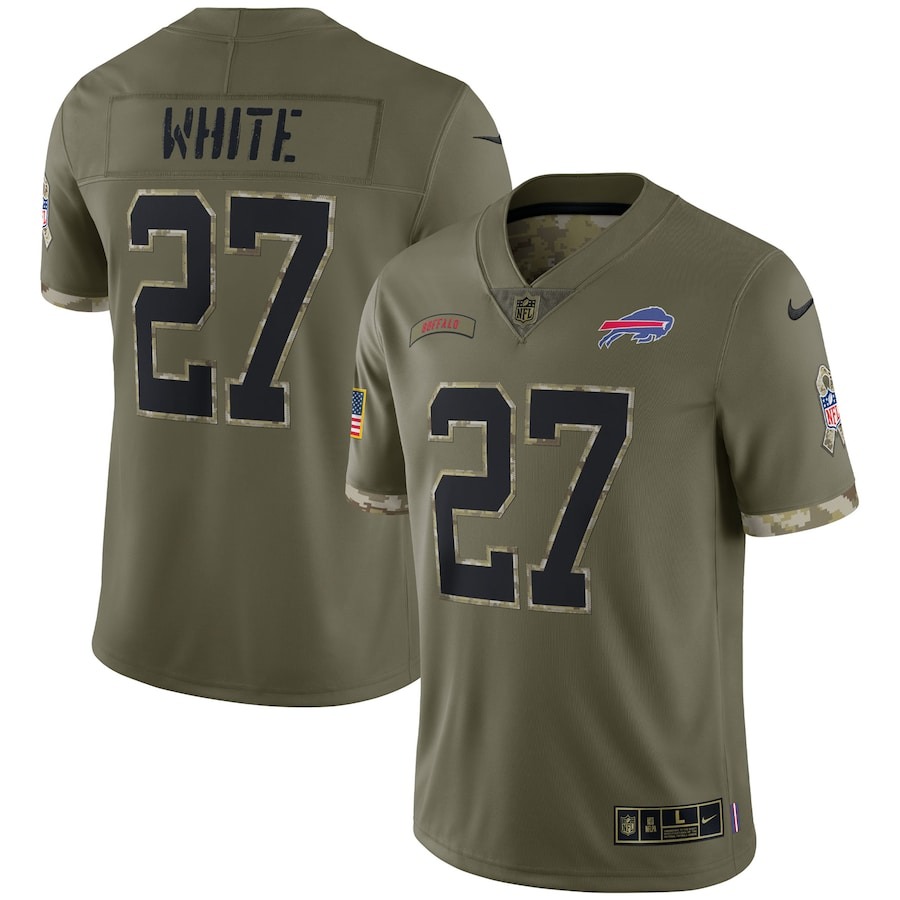 Men's Buffalo Bills Nike Olive 2022 Salute To Service Limited Jersey - ujerseystore
