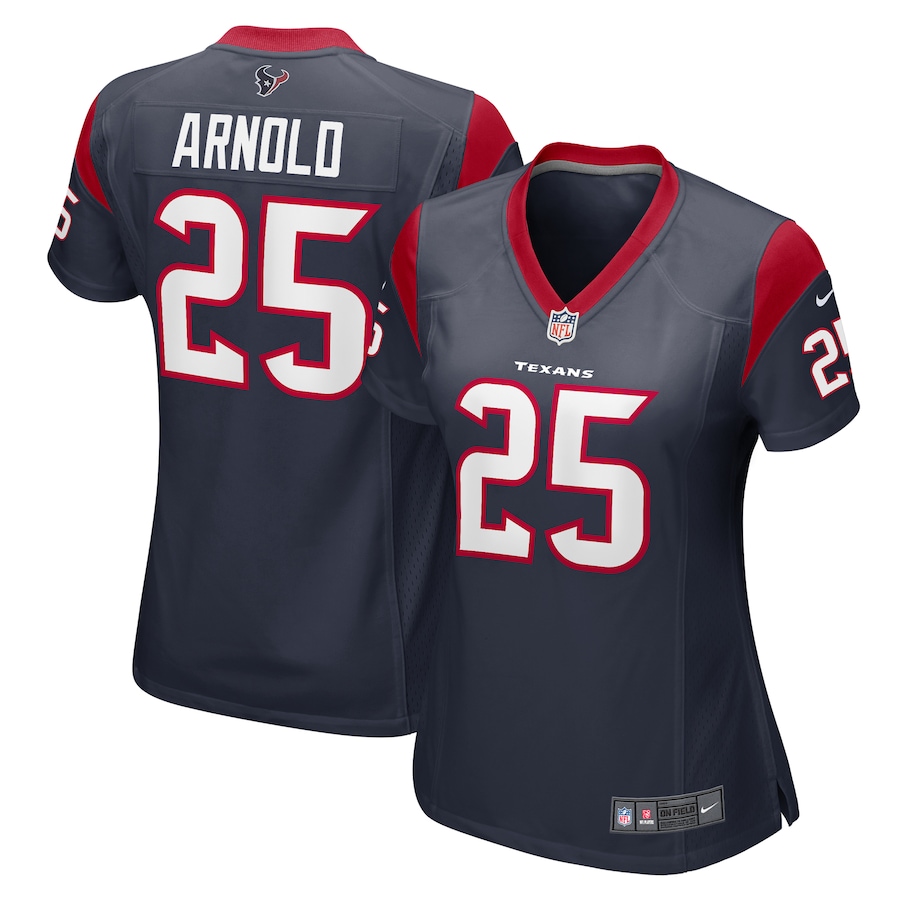 Women's Houston Texans Grayland Arnold Nike  Navy Team Game Jersey - ujerseystore