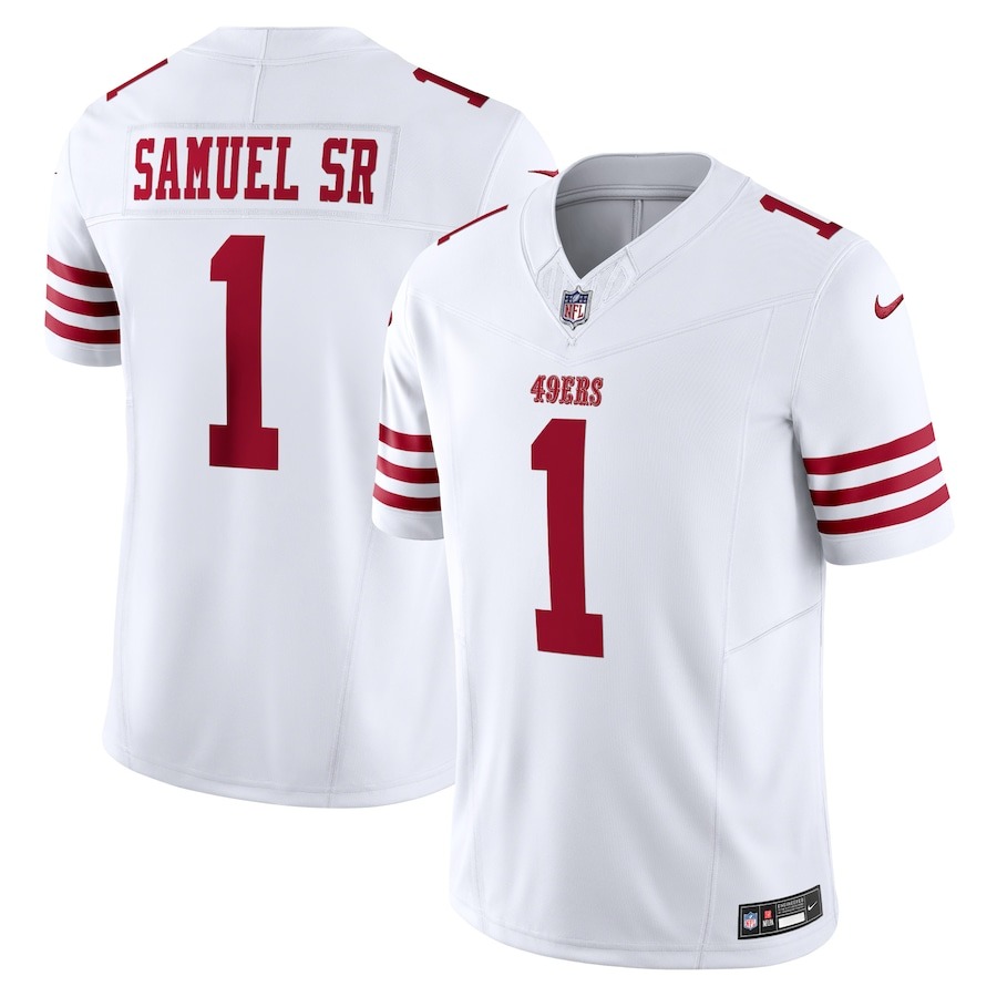 Men's San Francisco 49ers Deebo Samuel Sr Nike White Vapor F.U.S.E. Limited Jersey - ujerseystore