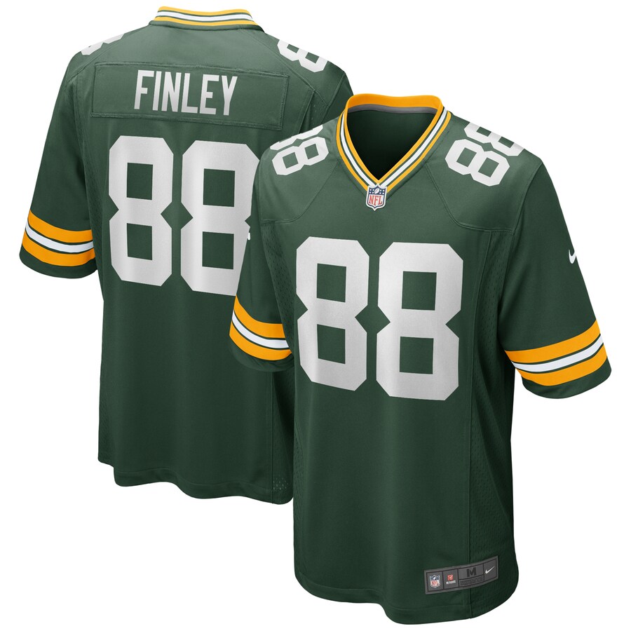 Men's Green Bay Packers Jermichael Finley Nike Green Game Retired Player Jersey - ujerseystore