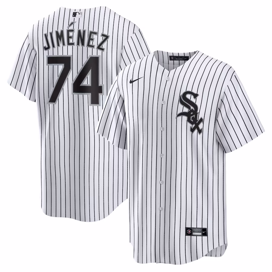 Men's Chicago White Sox Eloy Jimenez Nike White Home Replica Player Name Jersey - ujerseystore