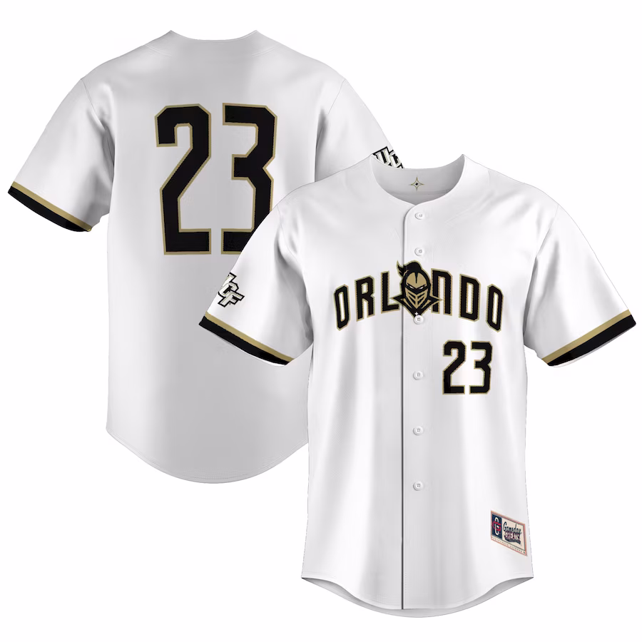 #23 UCF Knights GameDay Greats Unisex Lightweight Baseball Replica Jersey - White - ujerseystore