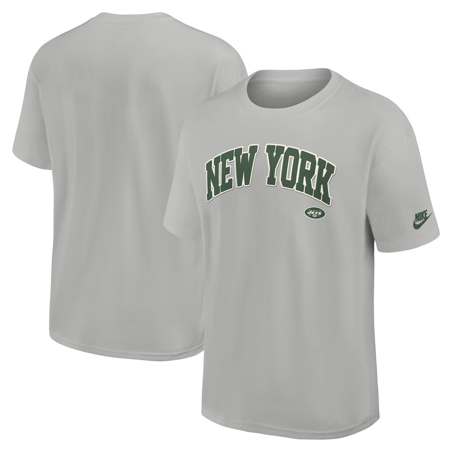 Men's New York Jets  Nike Silver Rewind Max90 Statement T-Shirt - ujerseystore