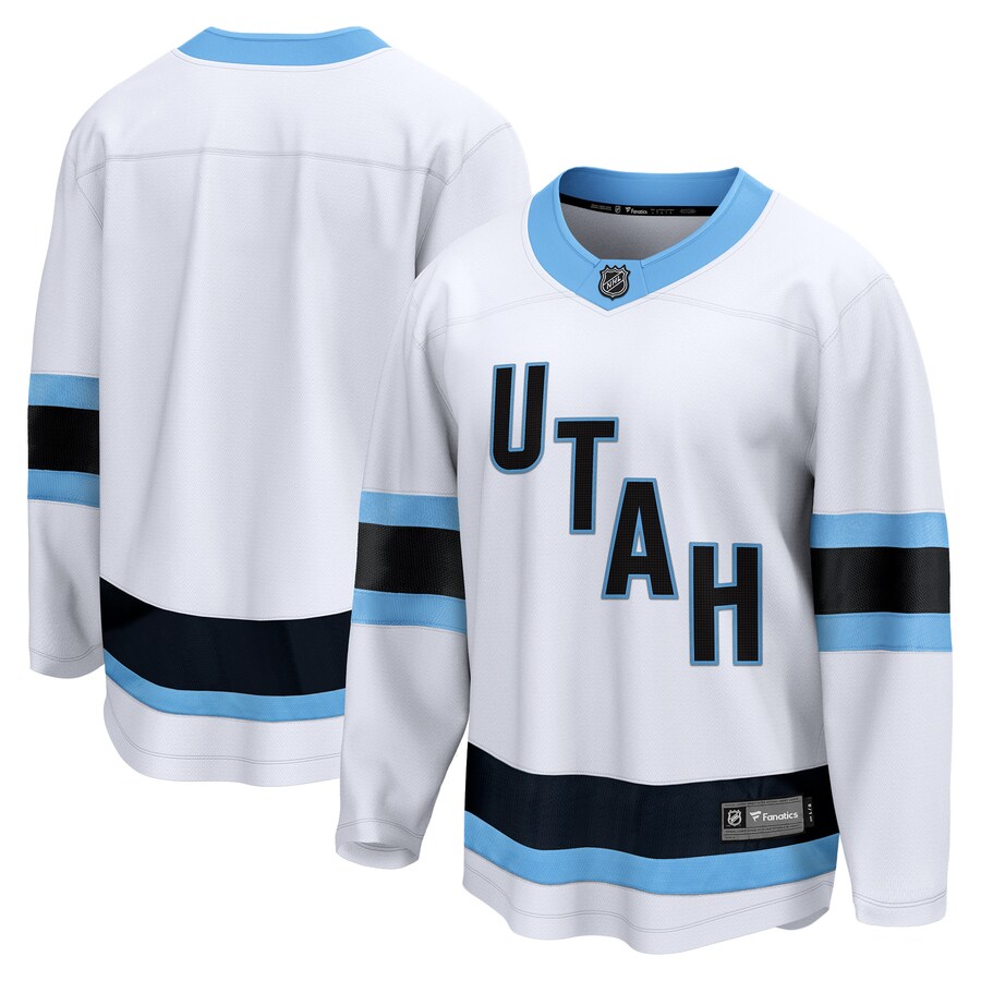 Men's Utah Hockey Club Fanatics White Breakaway Blank Jersey - ujerseystore