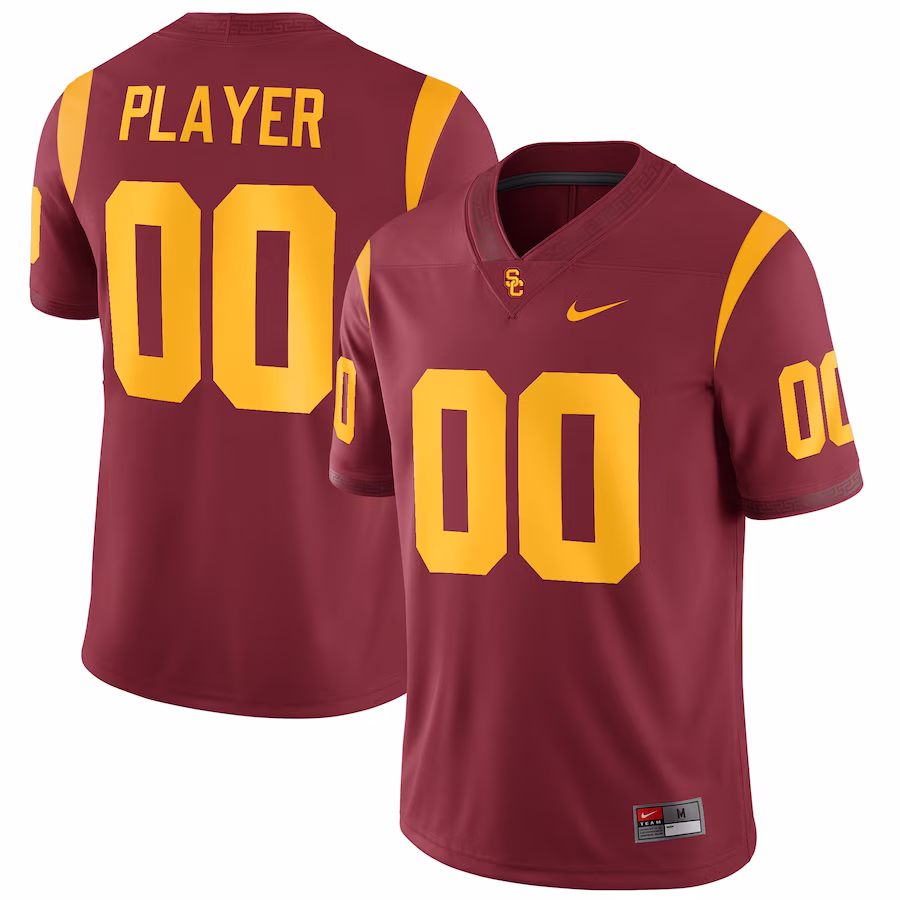 USC Trojans Nike Pick-A-Player NIL Replica Football Jersey - Crimson - ujerseystore