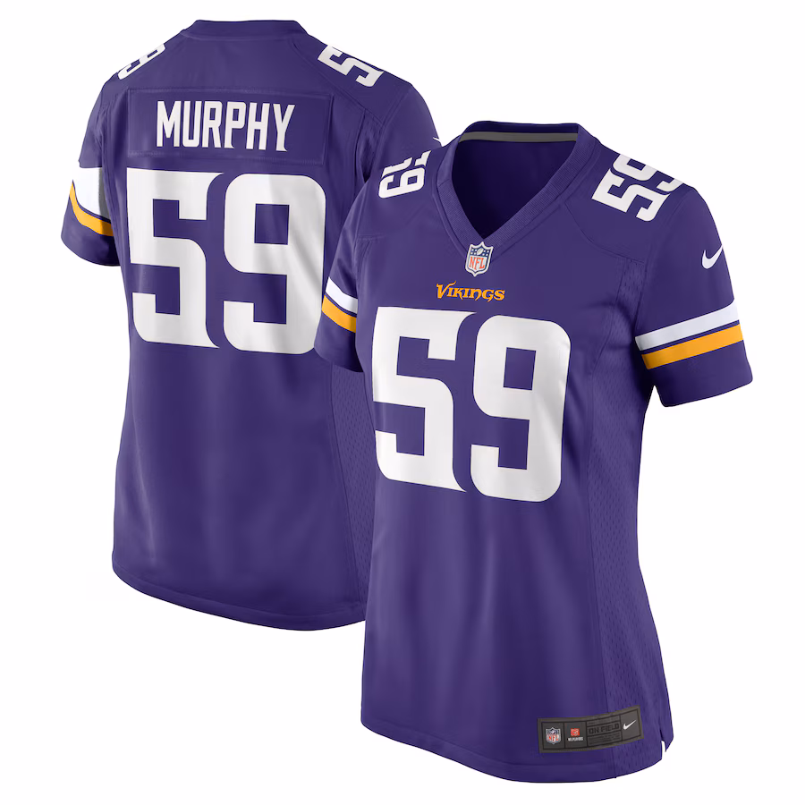 Women's Minnesota Vikings Gabriel Murphy Nike Purple Game Jersey - ujerseystore