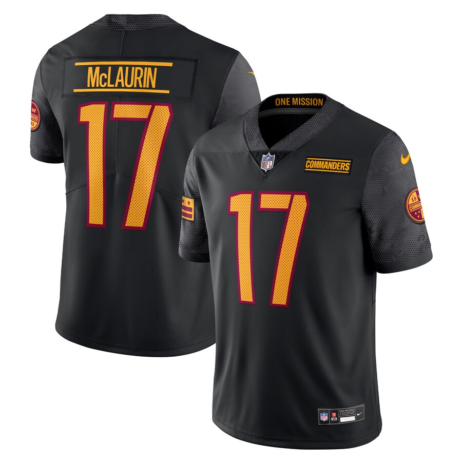 Men's Washington Commanders Terry McLaurin Nike Black Alternate Vapor Untouchable Limited Jersey - ujerseystore