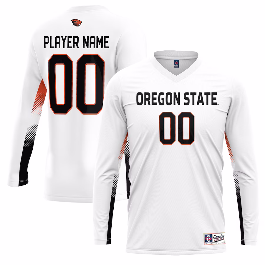 Oregon State Beavers GameDay Greats Unisex NIL Lightweight Volleyball Jersey - White - ujerseystore