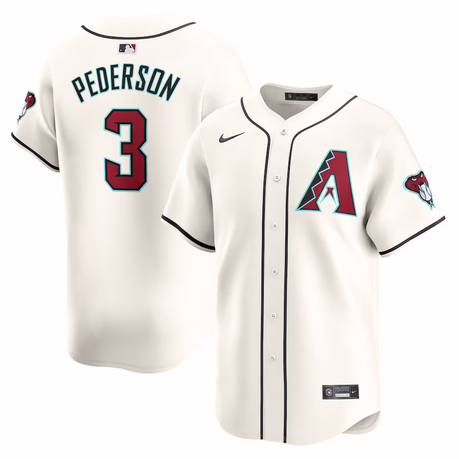 Men's Arizona Diamondbacks Joc Pederson Nike White Home Limited Player Jersey - ujerseystore
