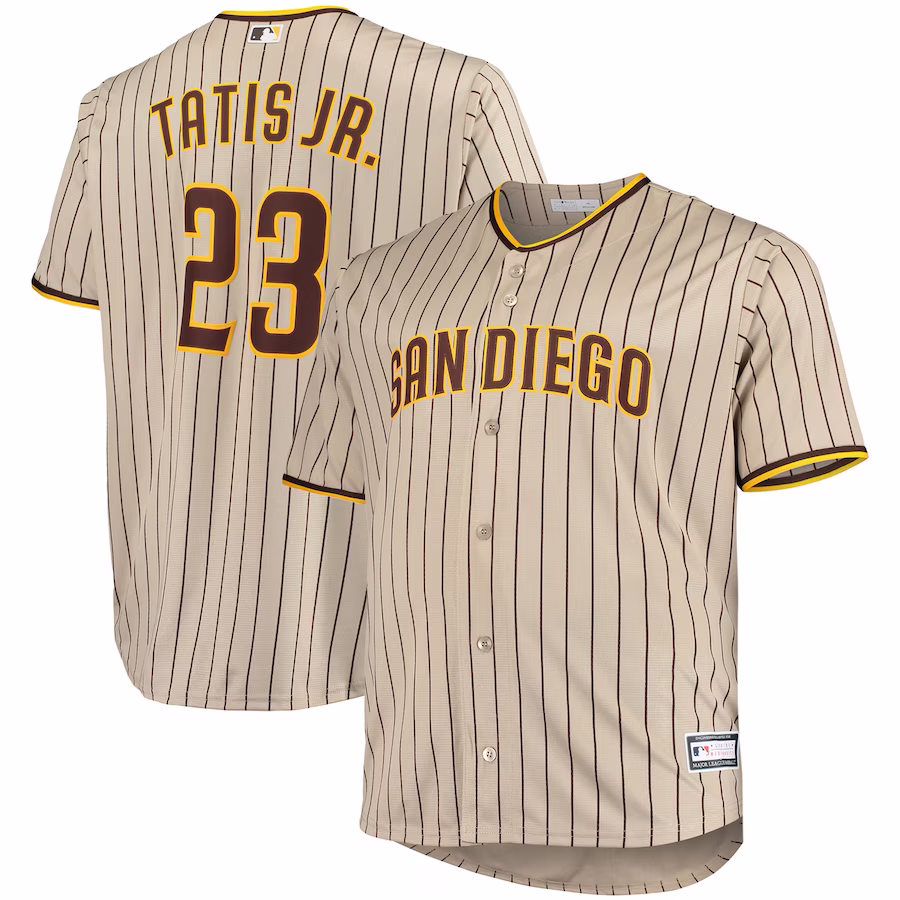 Men's San Diego Padres Fernando Tatis Jr. Sand Big & Tall Replica Player Jersey - ujerseystore
