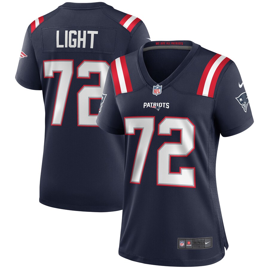 Women's New England Patriots Matt Light Nike Navy Game Retired Player Jersey - ujerseystore