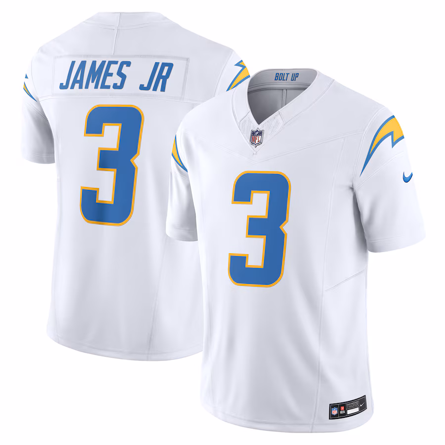 Men's Los Angeles Chargers Derwin James Jr. Nike White Vapor F.U.S.E. Limited Jersey - ujerseystore