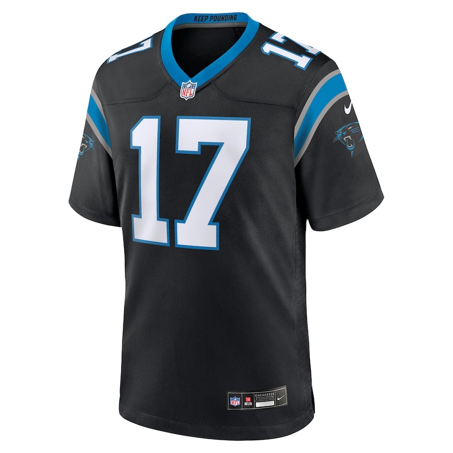 Men's Carolina Panthers Xavier Legette Nike Black 2024 NFL First Round Pick Game Player Jersey - ujerseystore