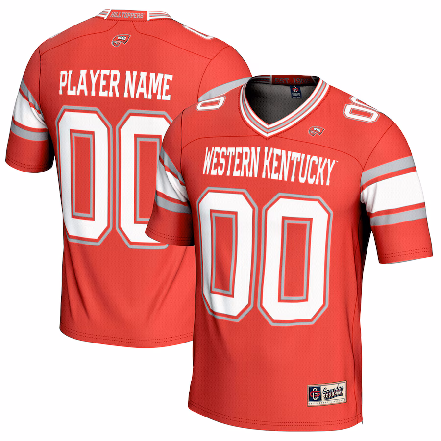 Western Kentucky Hilltoppers GameDay Greats NIL Pick-A-Player Football Jersey - Red - ujerseystore