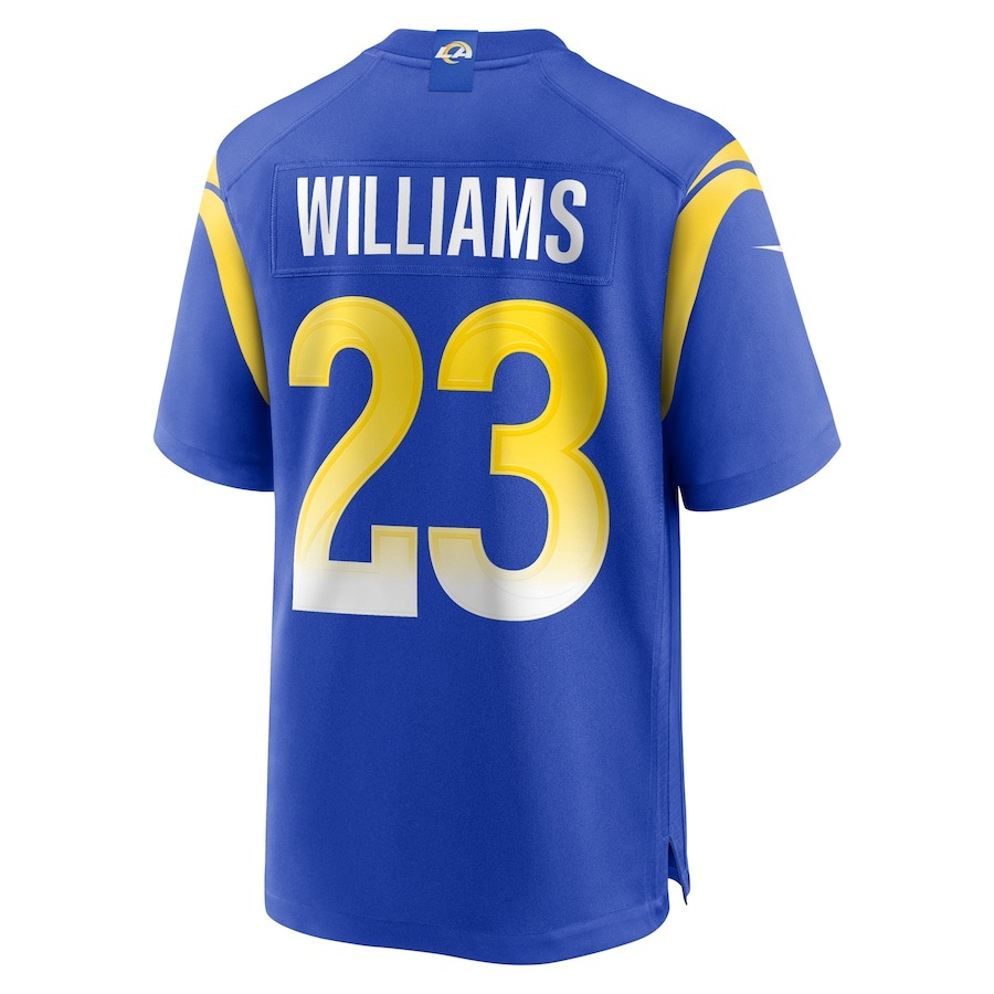 Men's Los Angeles Rams Kyren Williams Nike Royal Game Player Jersey - ujerseystore