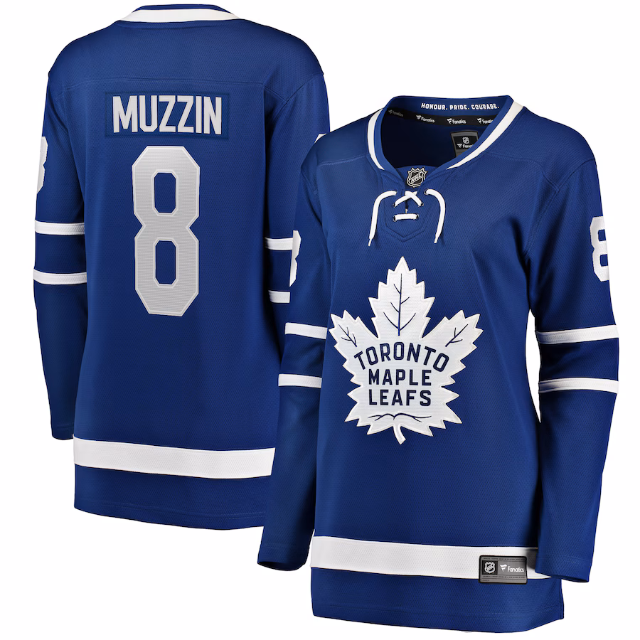 Women's Toronto Maple Leafs Jake Muzzin Fanatics Blue Home Breakaway Player Jersey - ujerseystore