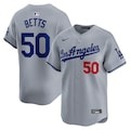 Men's Los Angeles Dodgers Mookie Betts Nike Gray Road Elite Player Jersey - ujerseystore