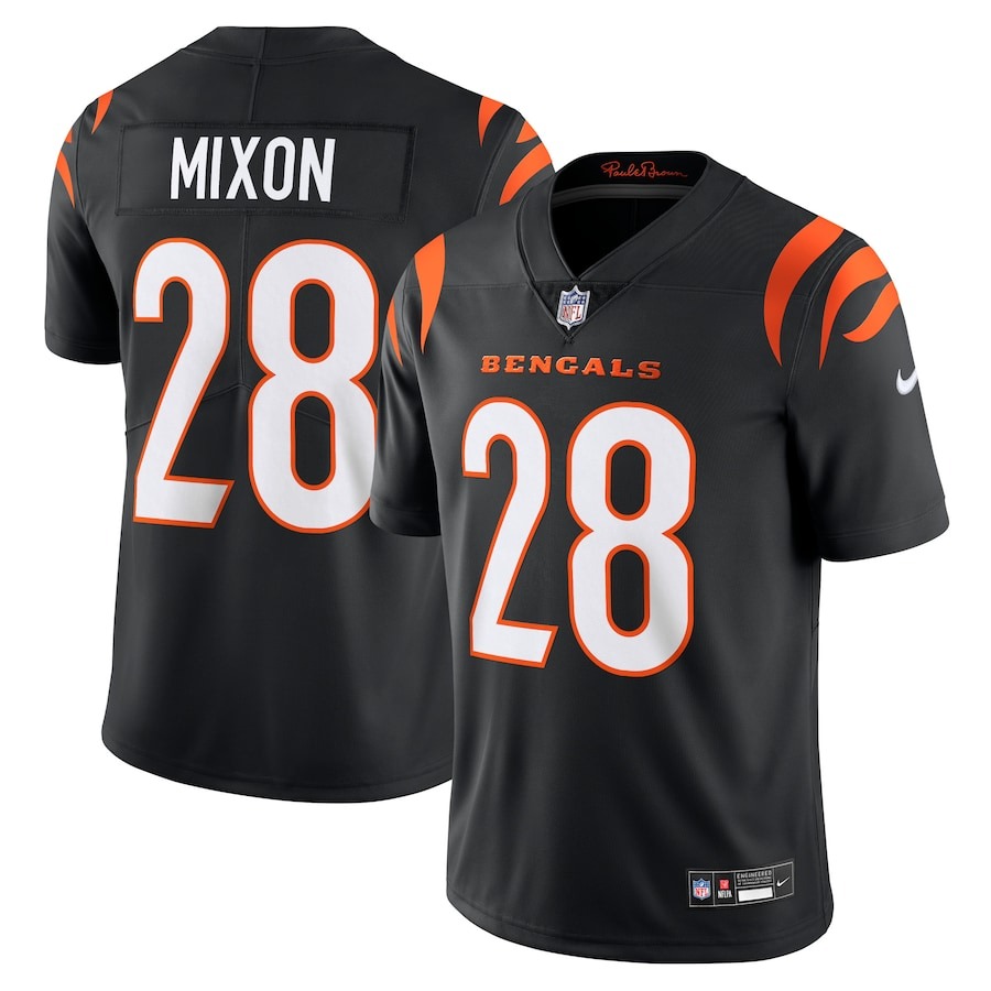 Men's Cincinnati Bengals Joe Mixon Nike Black  Vapor Untouchable Limited Jersey - ujerseystore