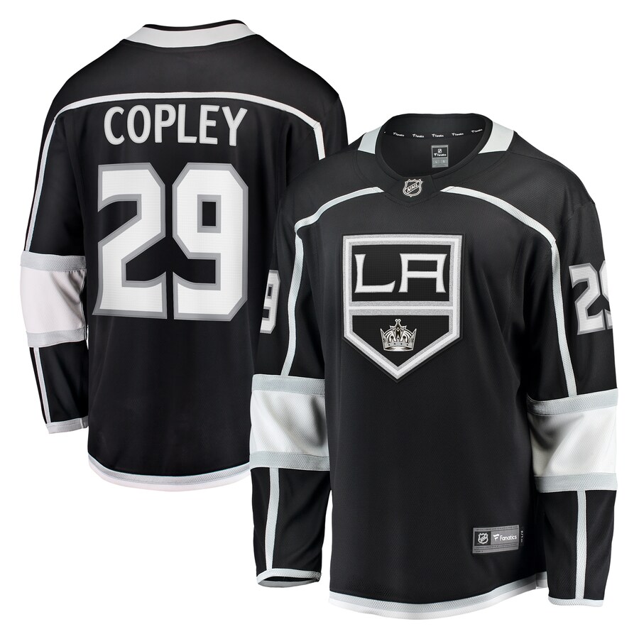 Men's Los Angeles Kings Pheonix Copley Fanatics Branded Black Home Breakaway Jersey - ujerseystore