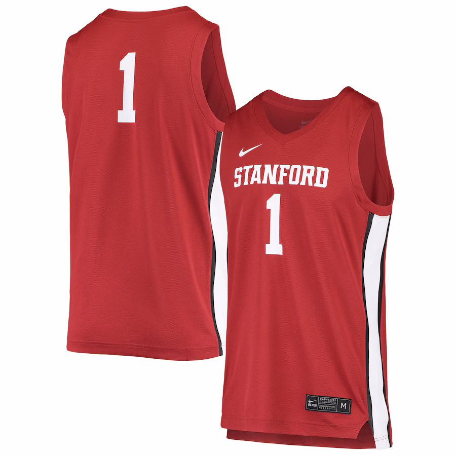 Unisex Nike #1 Cardinal Stanford Cardinal Replica Basketball Jersey - ujerseystore