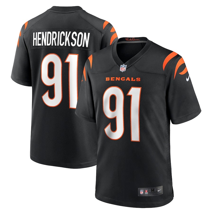 Men's Cincinnati Bengals Trey Hendrickson Nike Black Game Jersey - ujerseystore