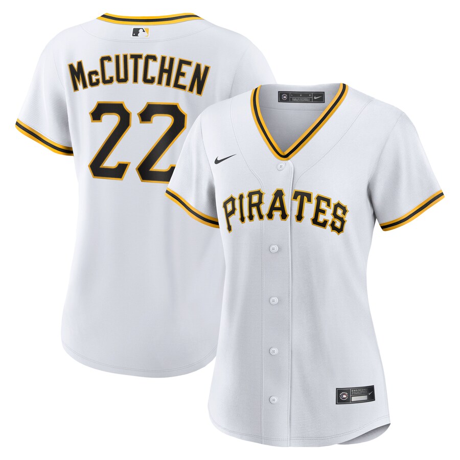 Women's Pittsburgh Pirates Andrew McCutchen Nike White Home Replica Player Jersey - ujerseystore