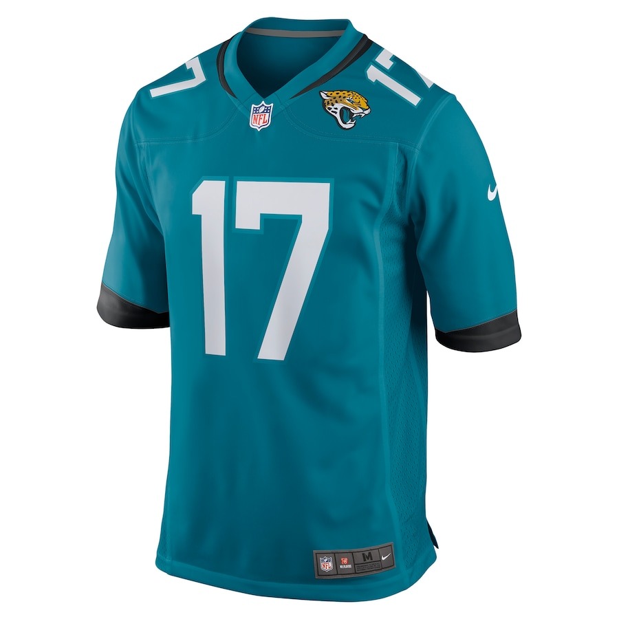 Men's Jacksonville Jaguars Evan Engram Nike Teal Game Jersey - ujerseystore