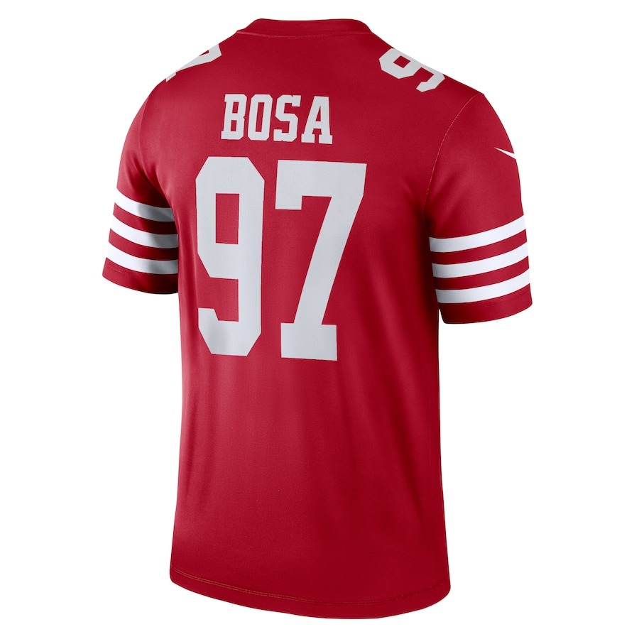 Men's San Francisco 49ers Nick Bosa Nike Scarlet Legend Jersey - ujerseystore