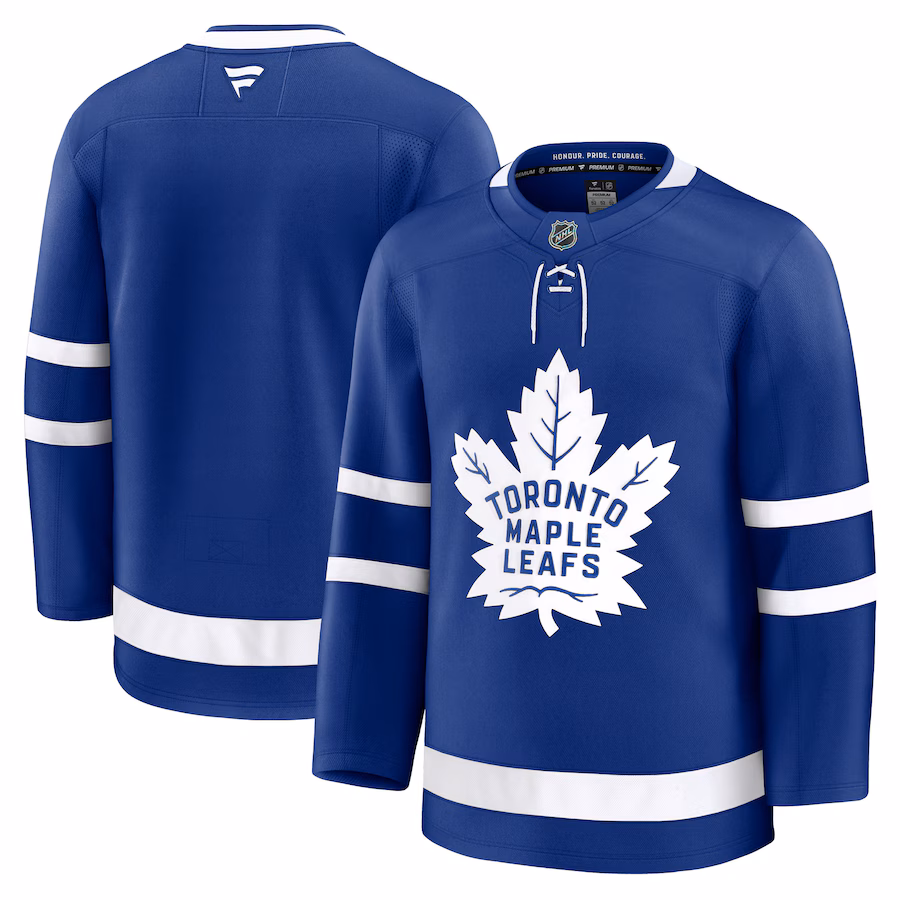 Men's Toronto Maple Leafs Fanatics Blue Home Premium Jersey - ujerseystore