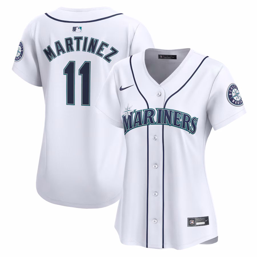 Women's Seattle Mariners Edgar Martinez Nike White Home Limited Player Jersey - ujerseystore