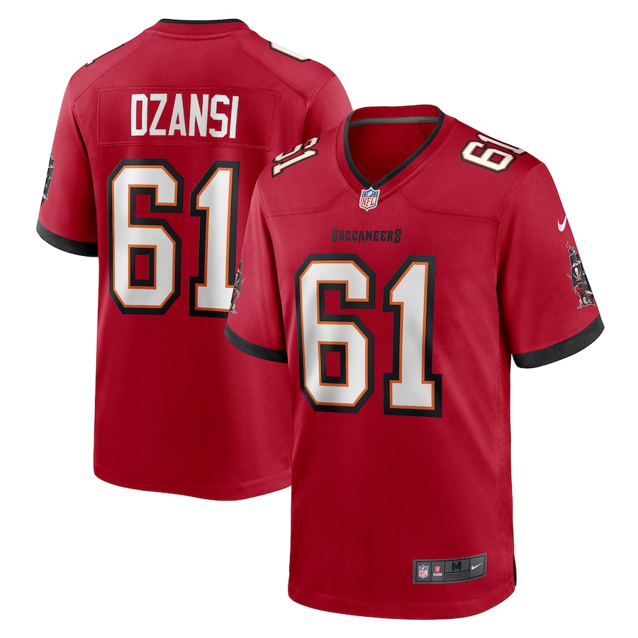 Men's Tampa Bay Buccaneers Silas Dzansi Nike Red Game Jersey - ujerseystore