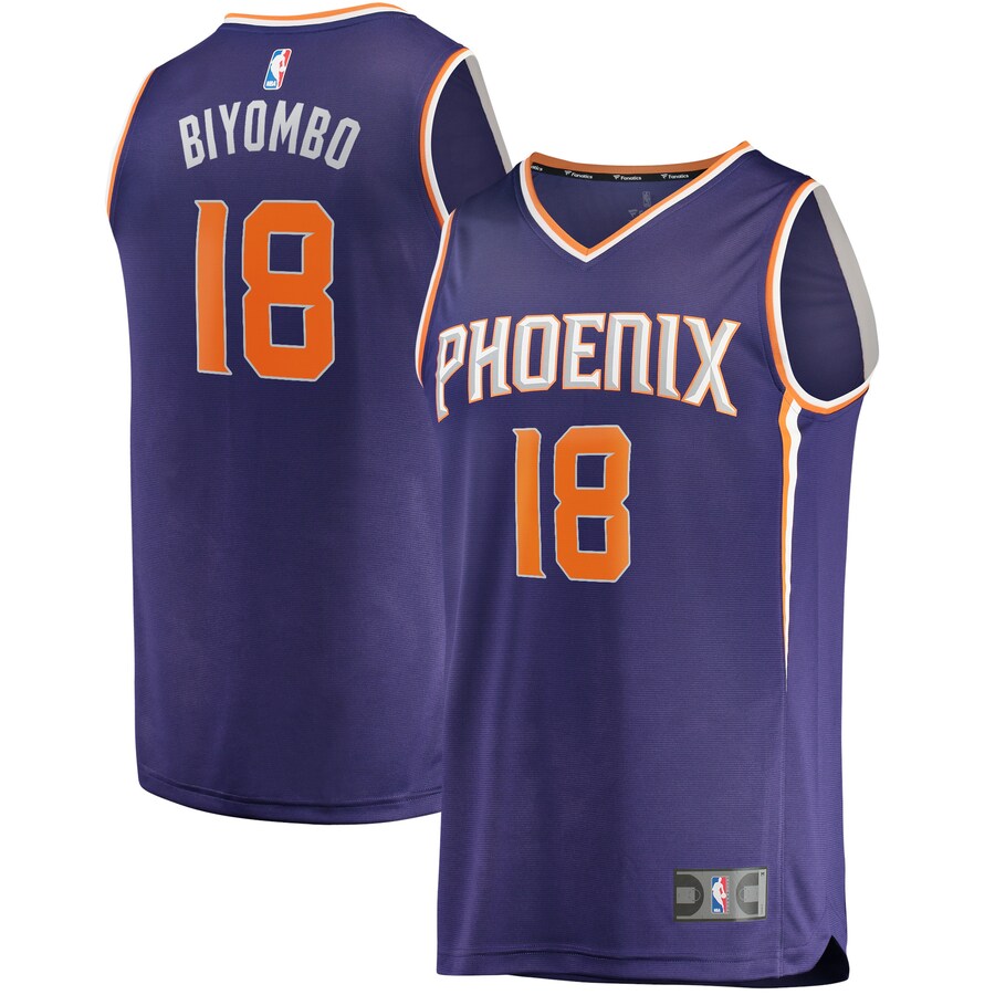 Men's Phoenix Suns Bismack Biyombo Fanatics Purple Fast Break Replica Jersey - Icon Edition - ujerseystore