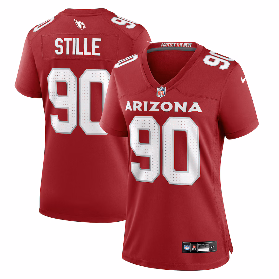 Women's Arizona Cardinals Ben Stille Nike  Cardinal Team Game Jersey - ujerseystore