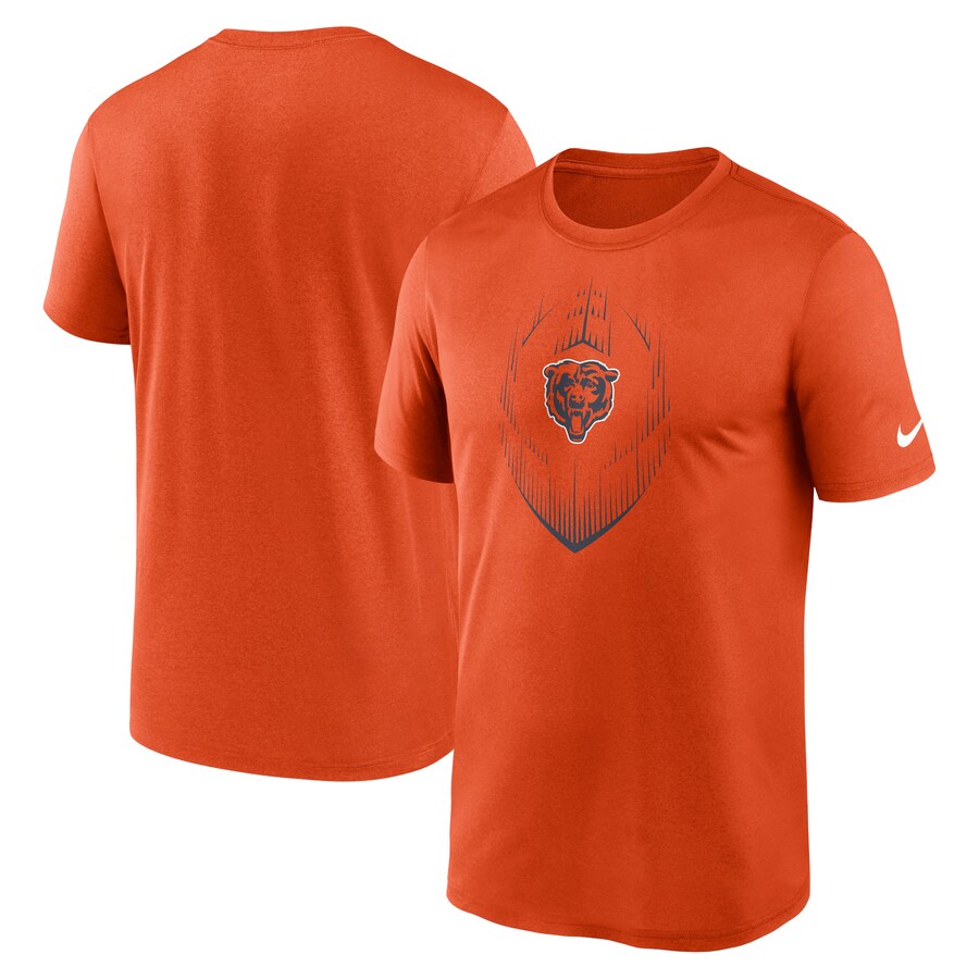 Men's Chicago Bears Nike Orange Primetime Legend Icon Performance T-Shirt - ujerseystore