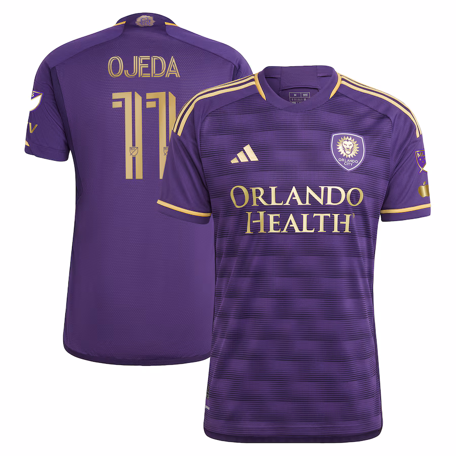 Men's Orlando City SC Martín Ojeda adidas Purple 2023 The Wall Kit Authentic Player Jersey - ujerseystore