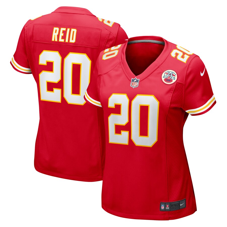 Women's Kansas City Chiefs Justin Reid Nike Red Game Jersey - ujerseystore