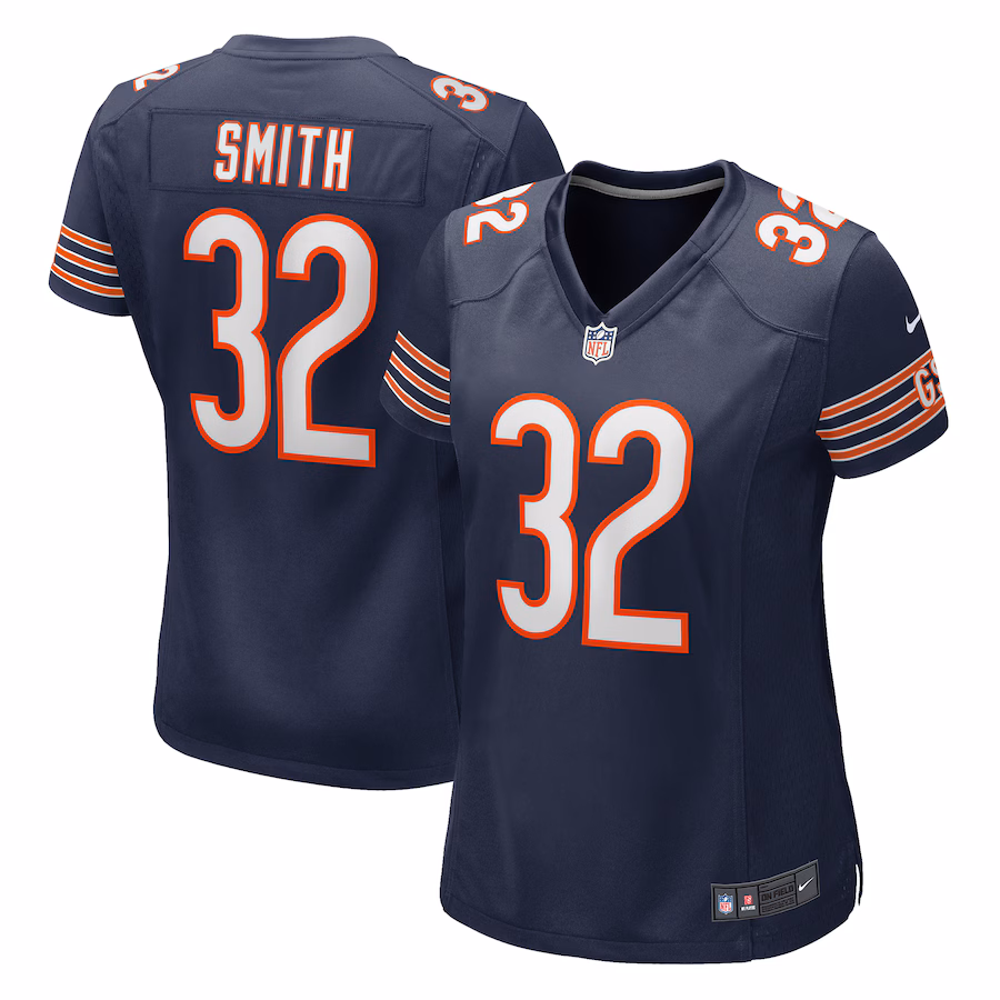 Women's Chicago Bears Terell Smith Nike Navy Game Jersey - ujerseystore