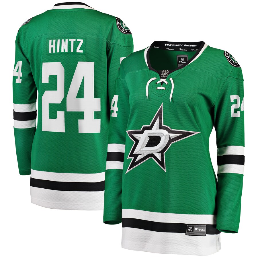 Women's Dallas Stars Roope Hintz Fanatics Branded Kelly Green Home Breakaway Player Jersey - ujerseystore